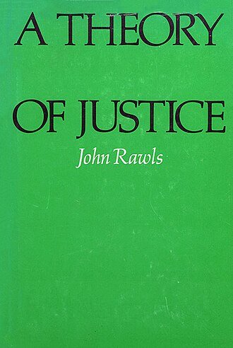 존 롤스가 1971년 펴낸 ‘정의론(A Theory of Justice)’의 표지.