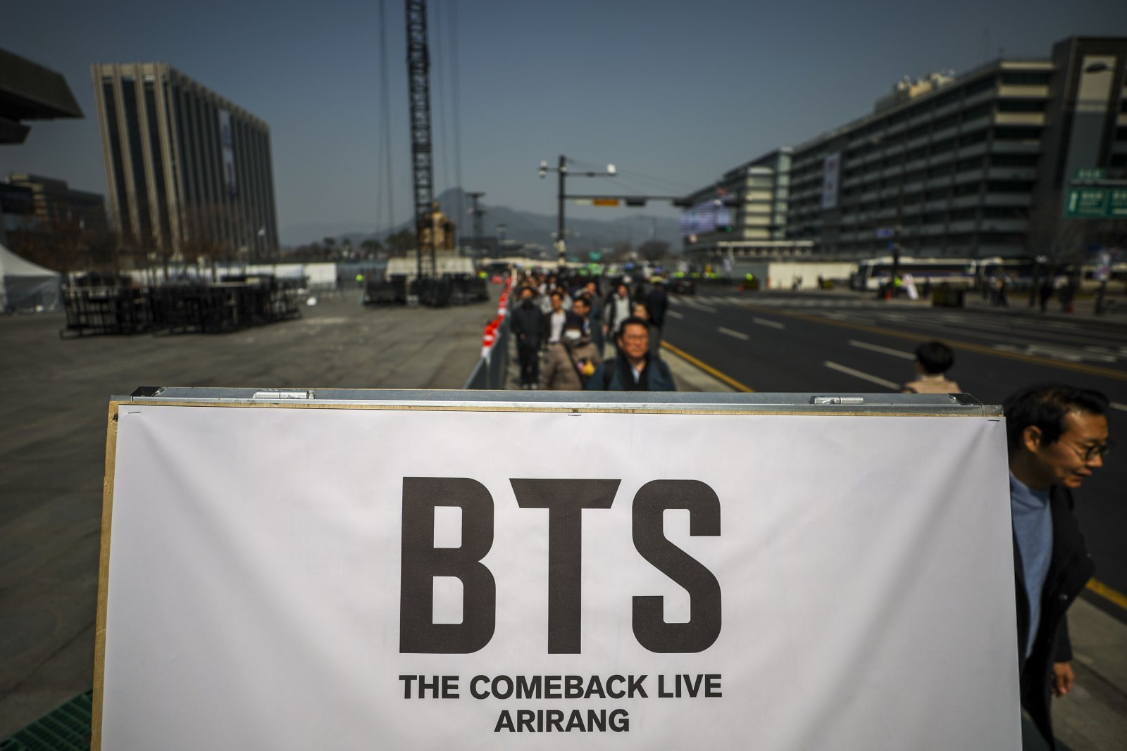 BTS 공연 관련 안전 관리 인력 배치