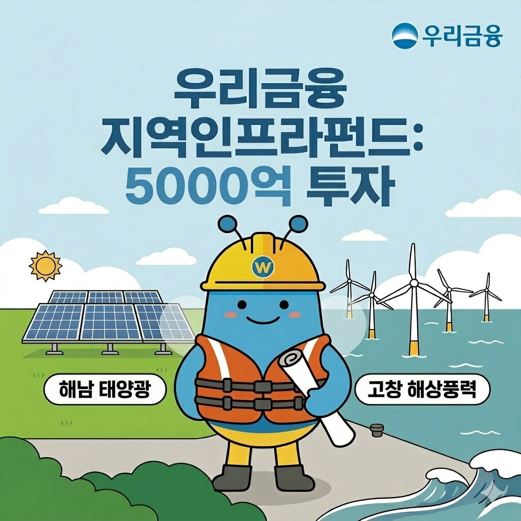 우리금융, 5000억 지역인프라펀드 조성