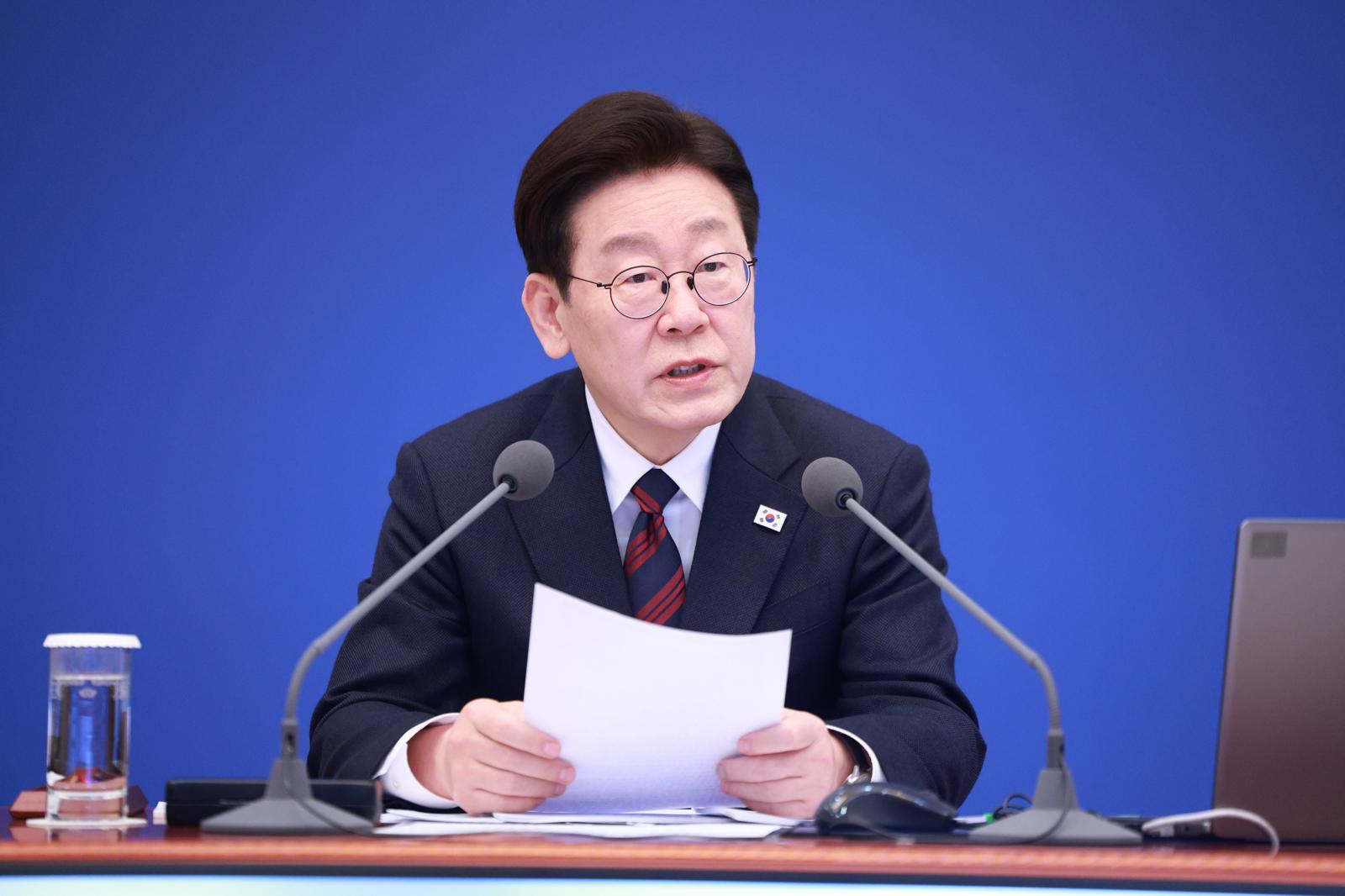 이재명 대통령이 19일 청와대에서 열린 수석보좌관회의에서 발언을 하고 있다. 2026.3.19 (서울=뉴스1)