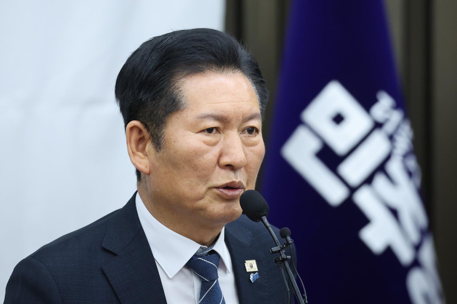 정청래 “내가 李대통령 설득한 것처럼 말하는 건 갈라치기”
