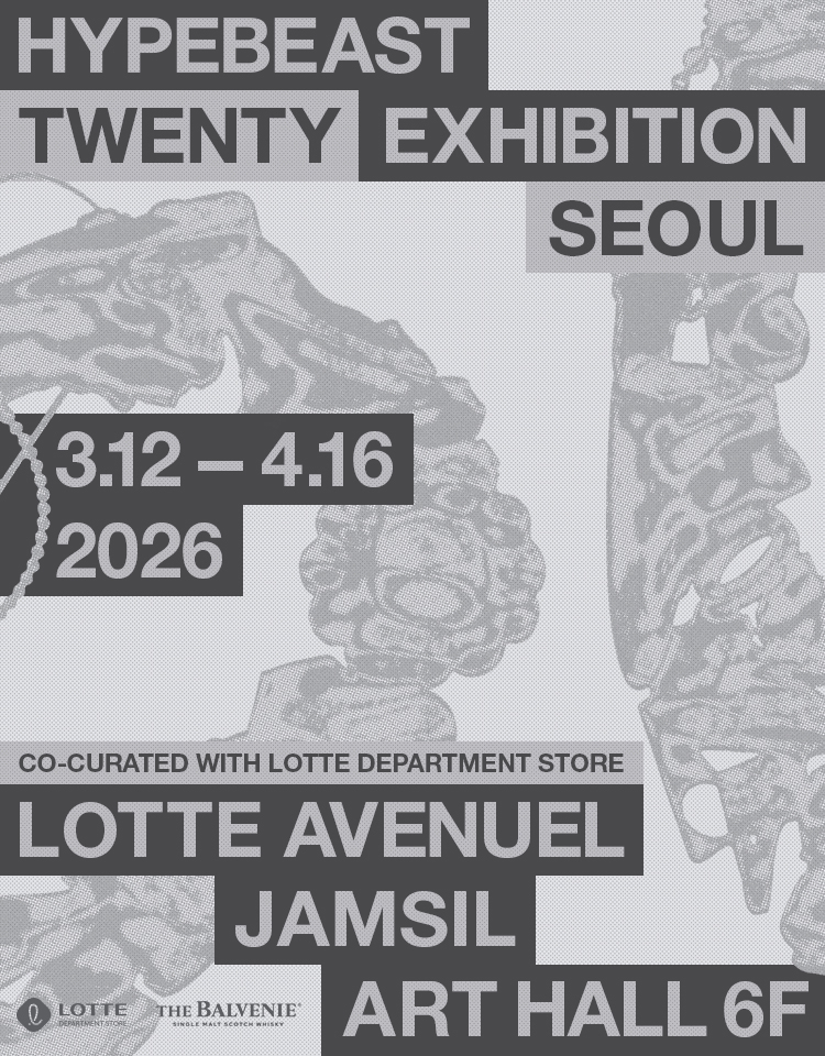 ‘하입비스트 20주년 기념 
롯데백화점 공동 기획 전시’ 
포스터.