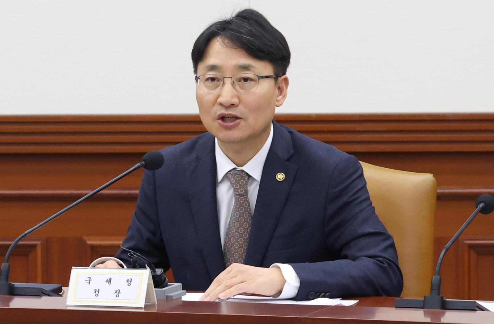 임광현 국세청장이 5일 오후 서울 종로구 정부서울청사에서 열린 민생물가 특별관리 관계장관 TF 회의에서 발언하고 있다. 2026.03.05 뉴시스