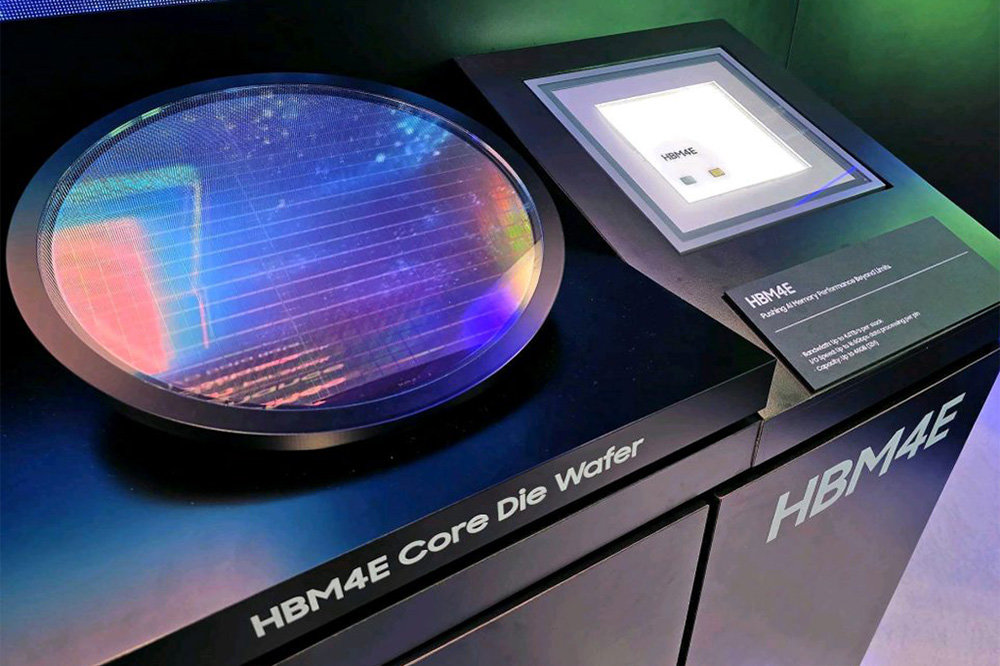 삼성전자는 GTC 2026에서 HBM4E 실물을 처음으로 공개했다 / 출처=삼성전자