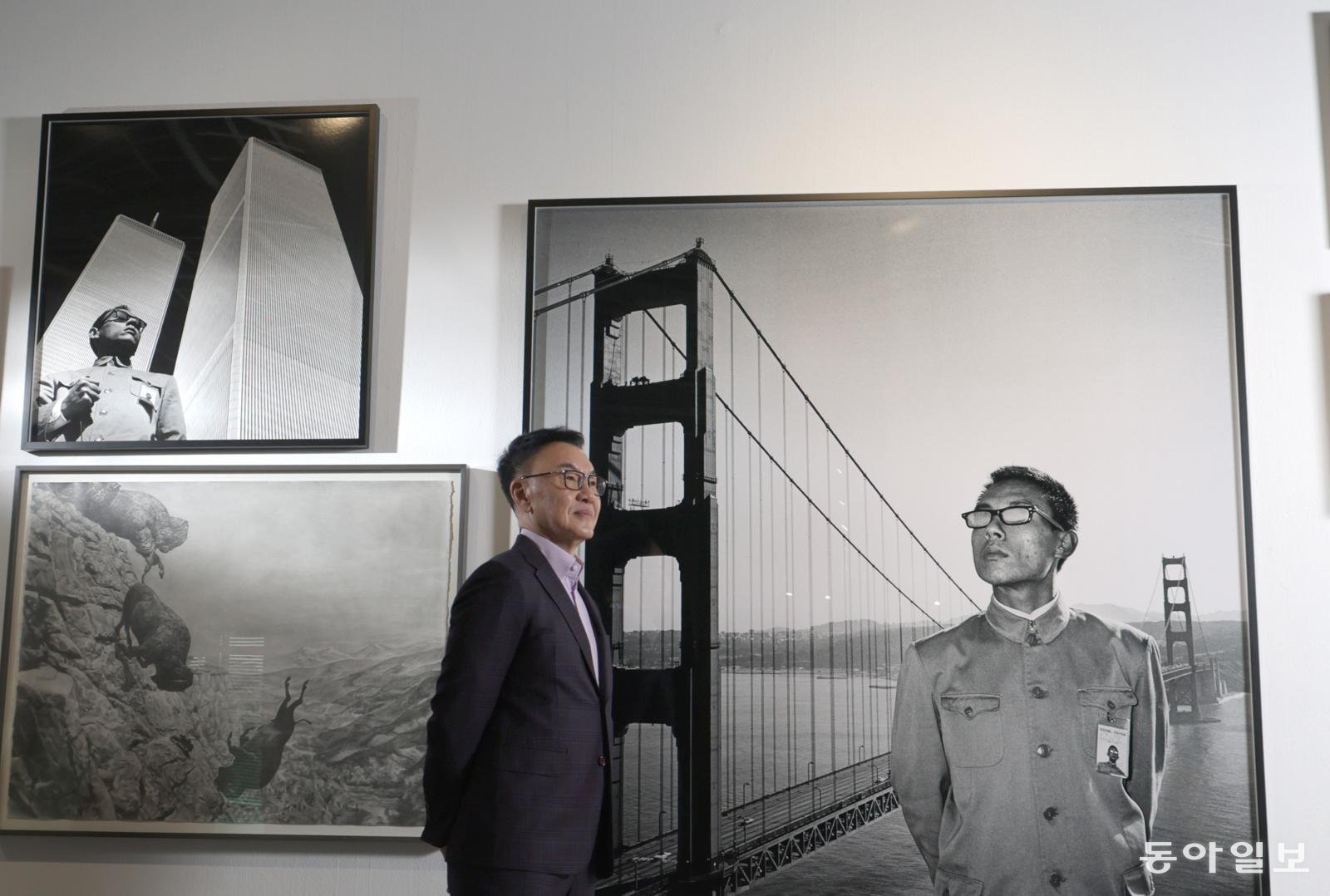 ‘스펙트로신테시스 서울’ 전시장에서 패트릭 선. 변영욱 기자 cut@donga.com