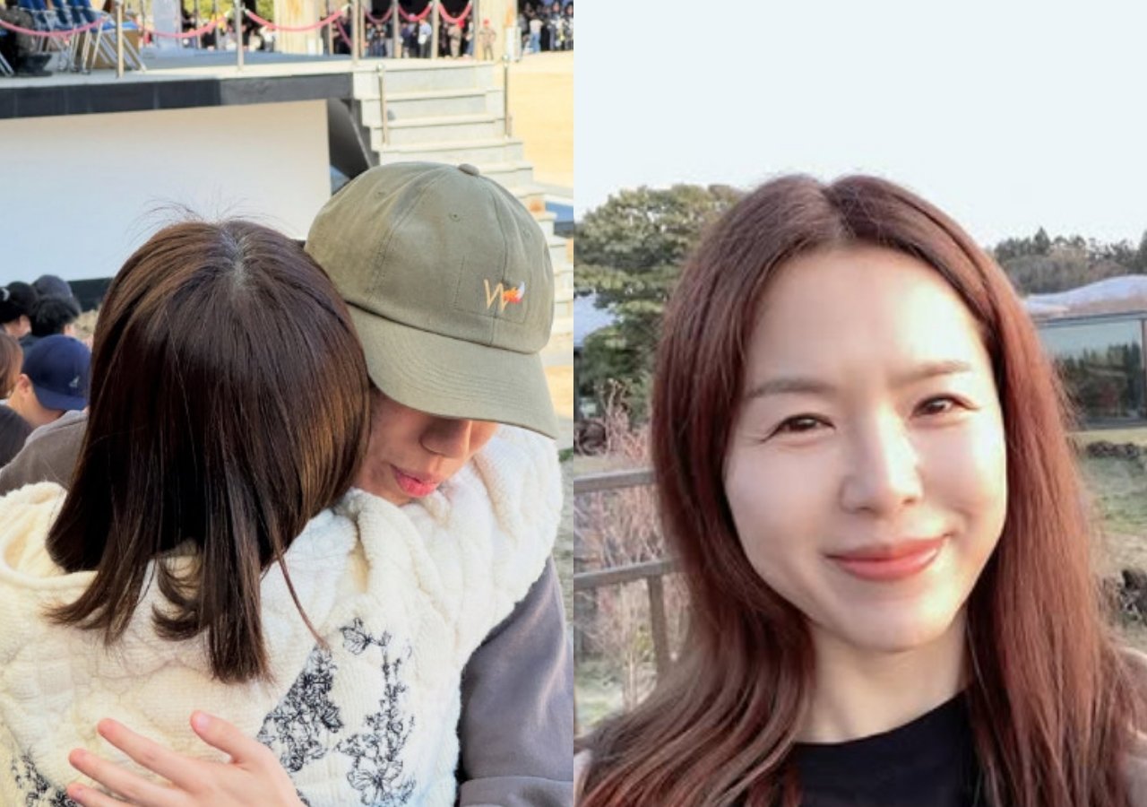 “눈물 터진 엄마 다독여줘”…김지선, ‘공군 입대’ 듬직한 큰아들과 포옹