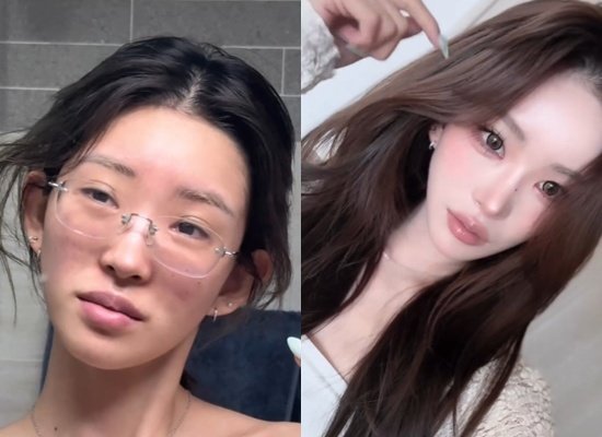 최준희, “썸녀 얼굴 믿지 마” 파격 민낯 공개…메이크업 전후 180도 반전