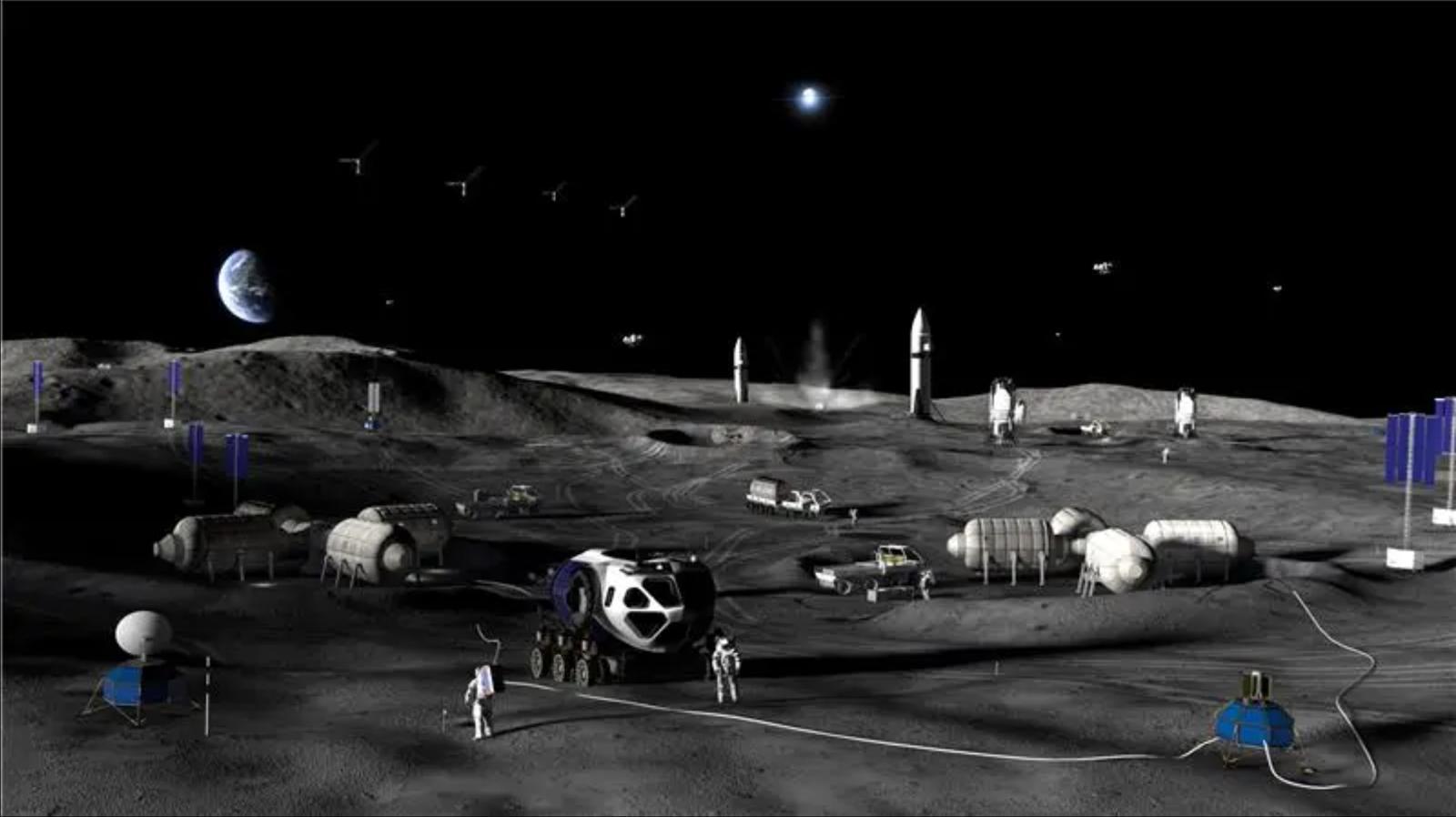NASA 달 기지 3단계 아티스트의 콘셉트. 사진=NASA 홈페이지 캡처