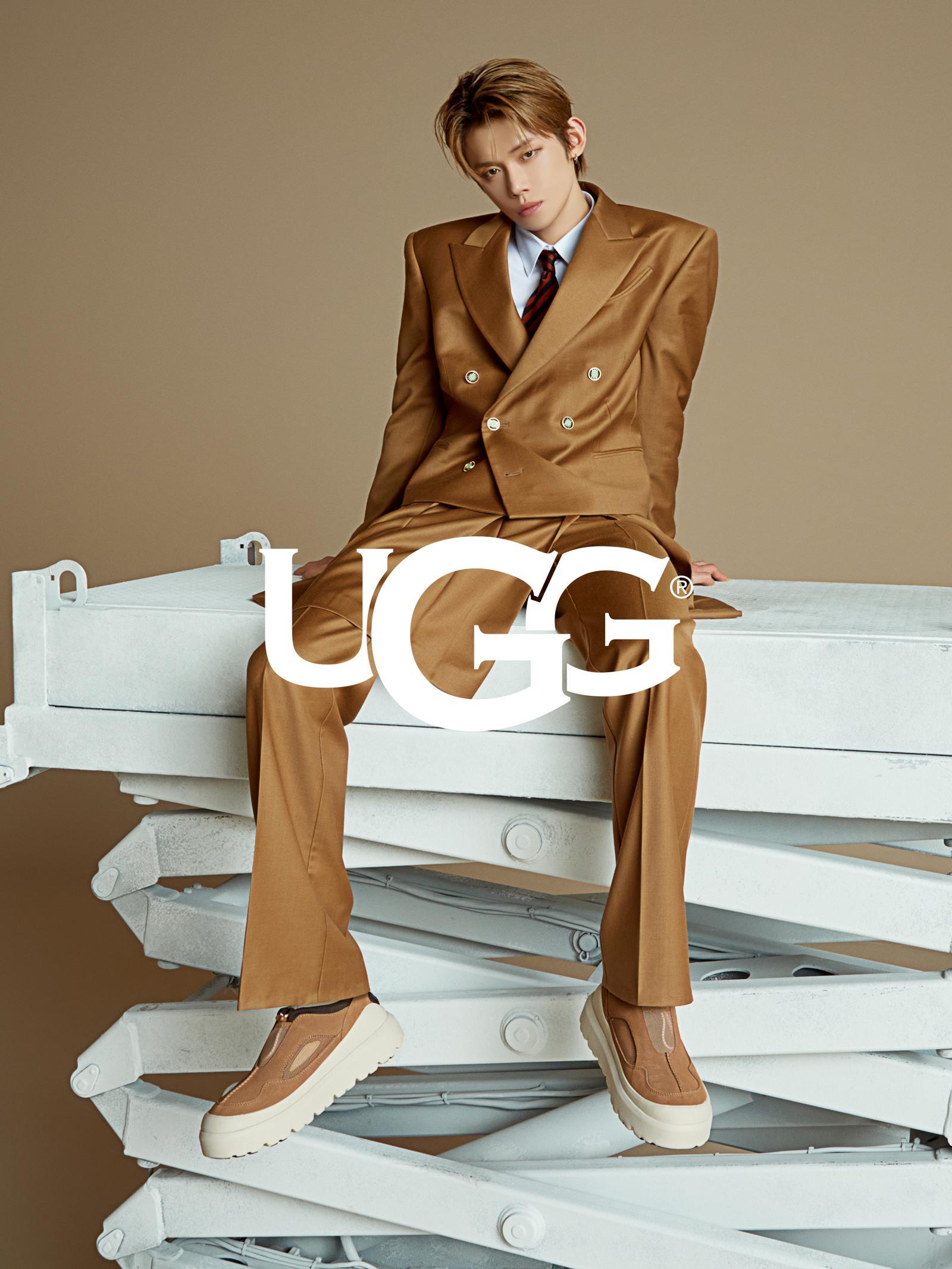 투모로우바이투게더 연준과 함께한 UGG 26SS 캠페인.