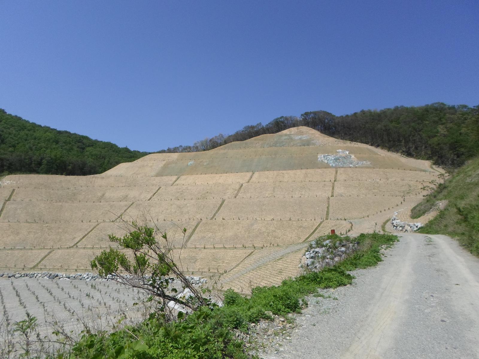석산 채석장 복구 현장 사진.
산림골재협의회 제공