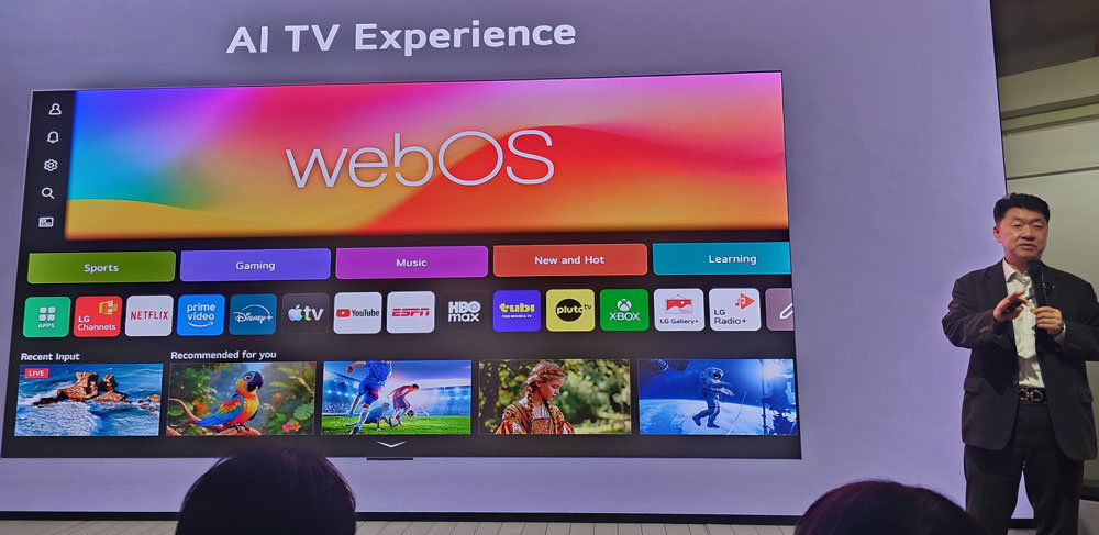 다양한 생성형 AI 기능을 제공하는 웹OS(webOS) 26 플랫폼 / 출처=IT동아