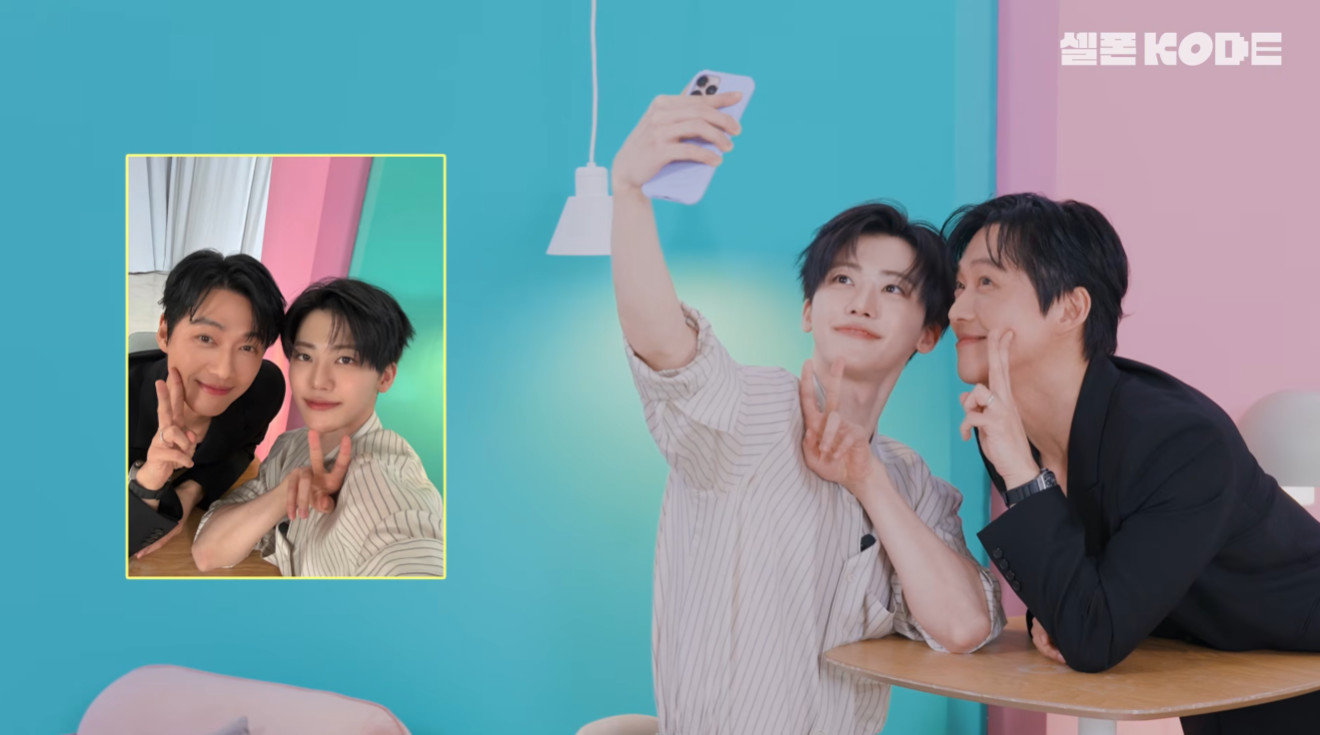 NCT 재민(왼쪽)과 남궁민(유튜브 영상 갈무리)