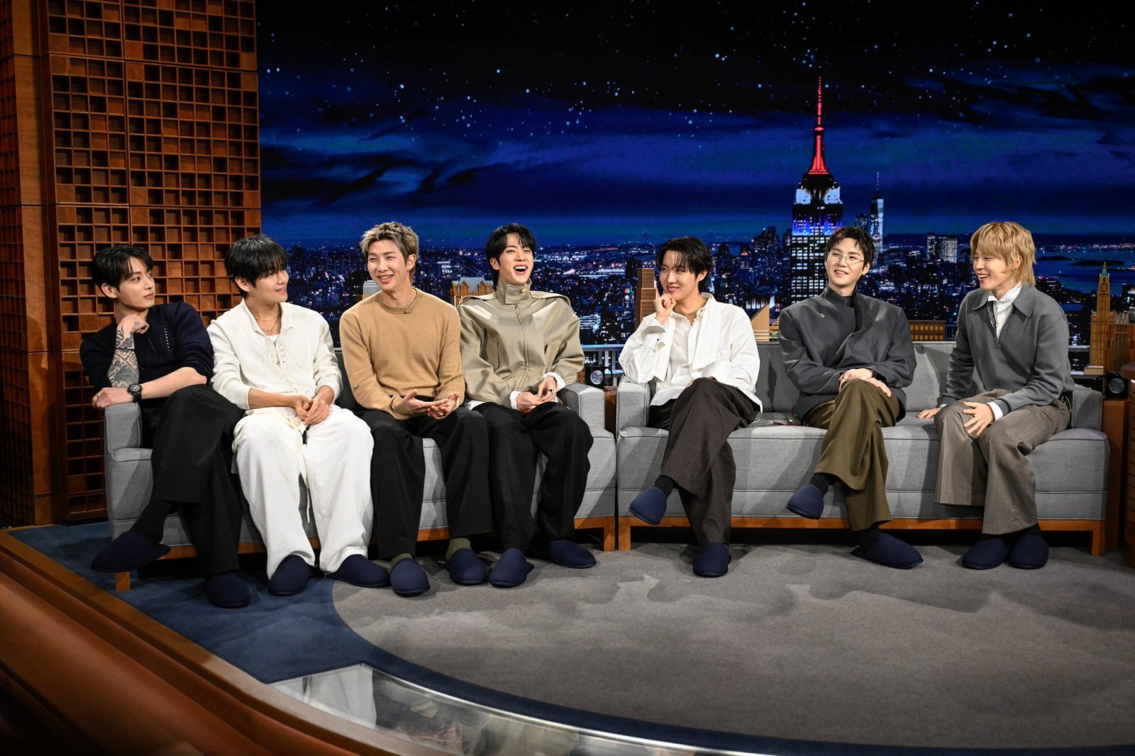 방탄소년단 지미 팰런 토크쇼 출연 모습