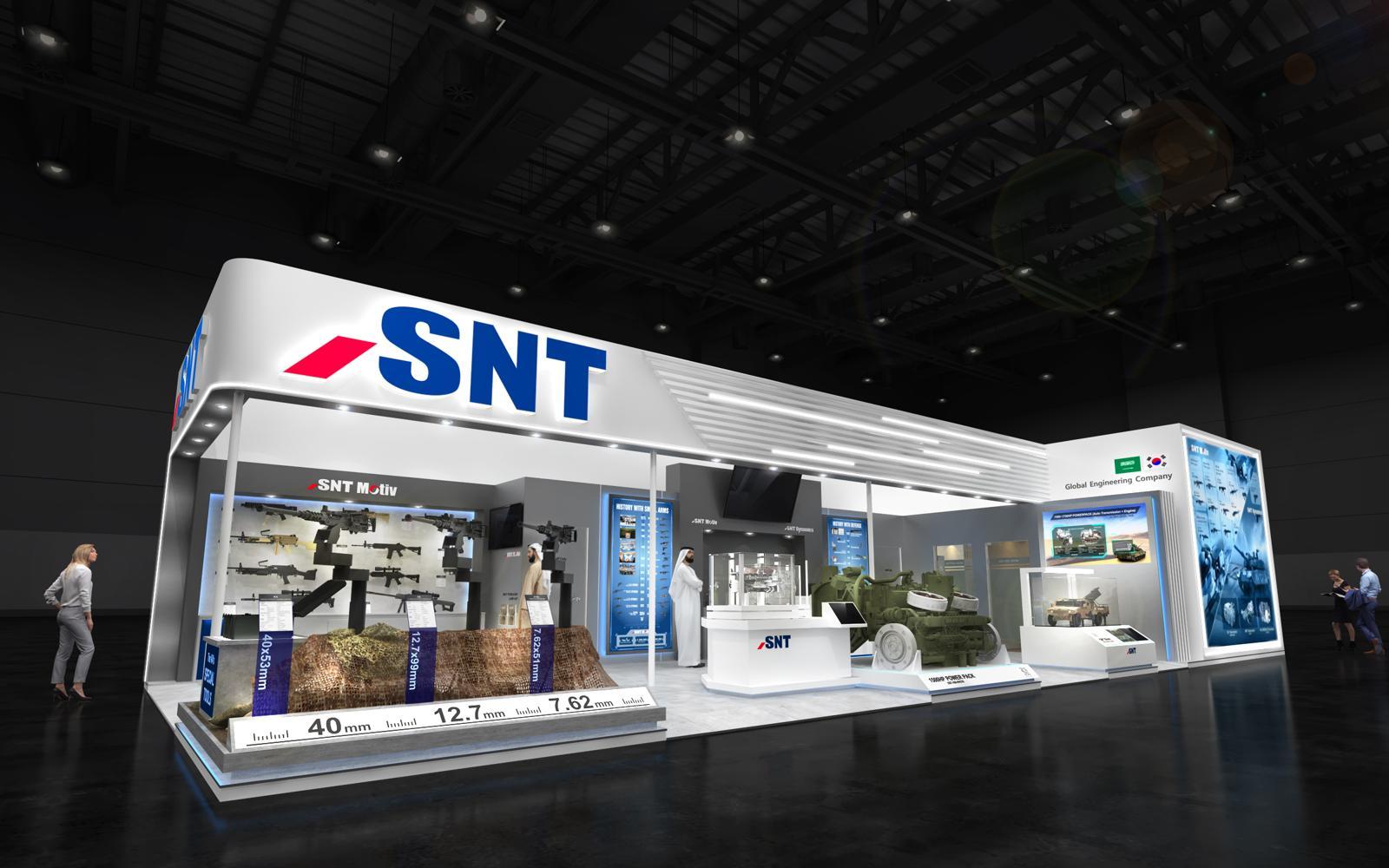 ‘World Defense Show 2026’ SNT 부스 조감도. SNT모티브 제공