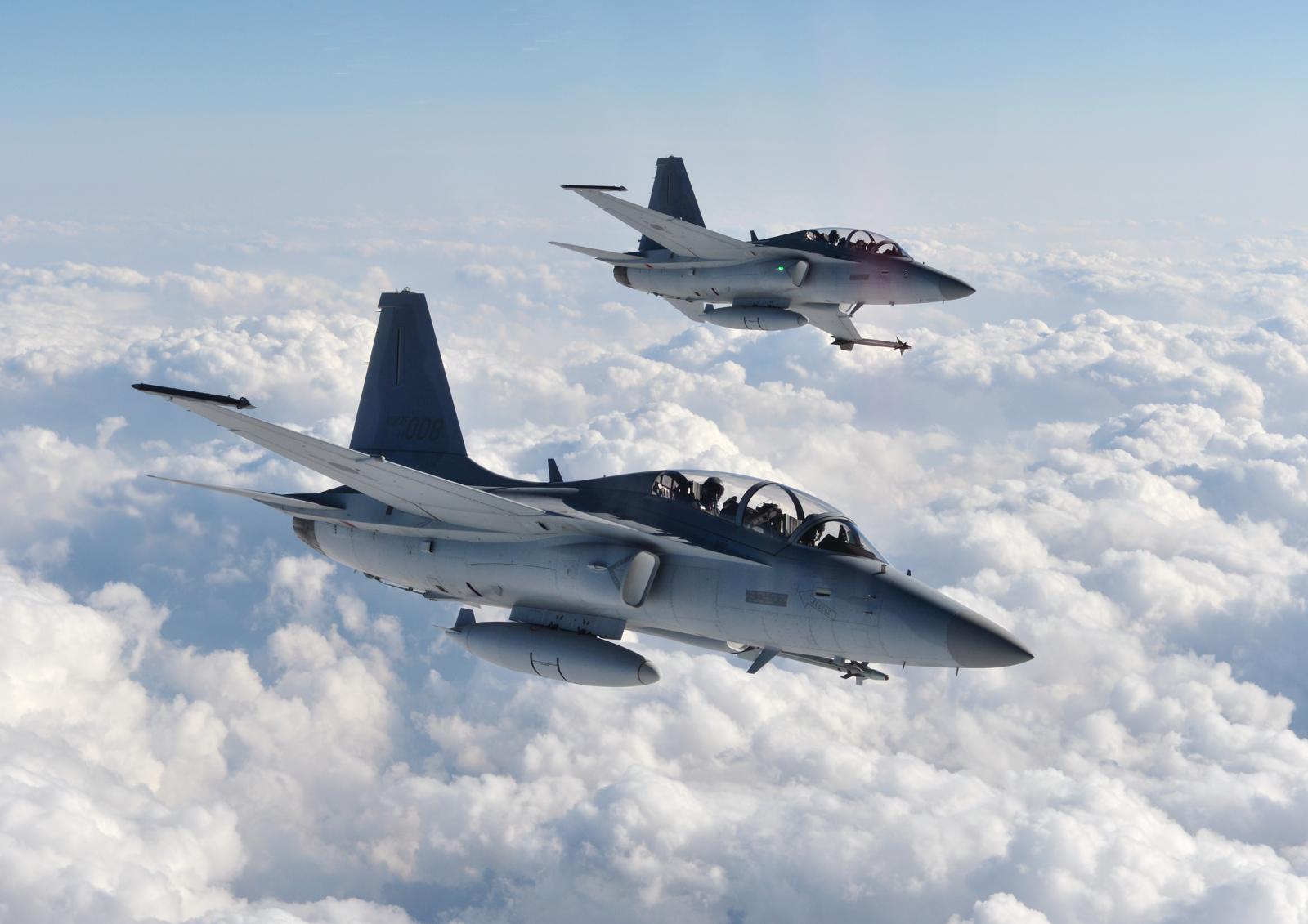 국산 경공격기 FA-50.
