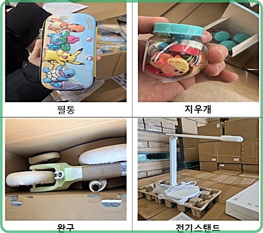 “기준 최대 270배 초과” 수입 어린이 용품 11만점 적발