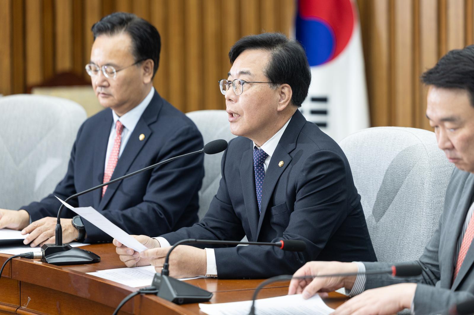 송언석 “환율·물가·유가 불안…정쟁 중단하고 여야정 긴급원탁회의 열자”
