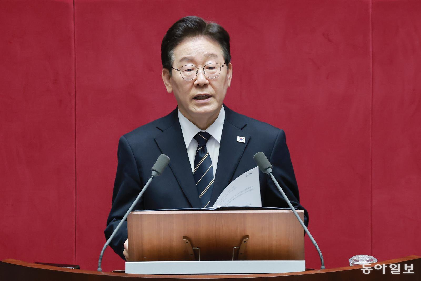 李 연설 15분간 ‘위기’ 28차례 언급…“추경이 국민 삶 방파제”