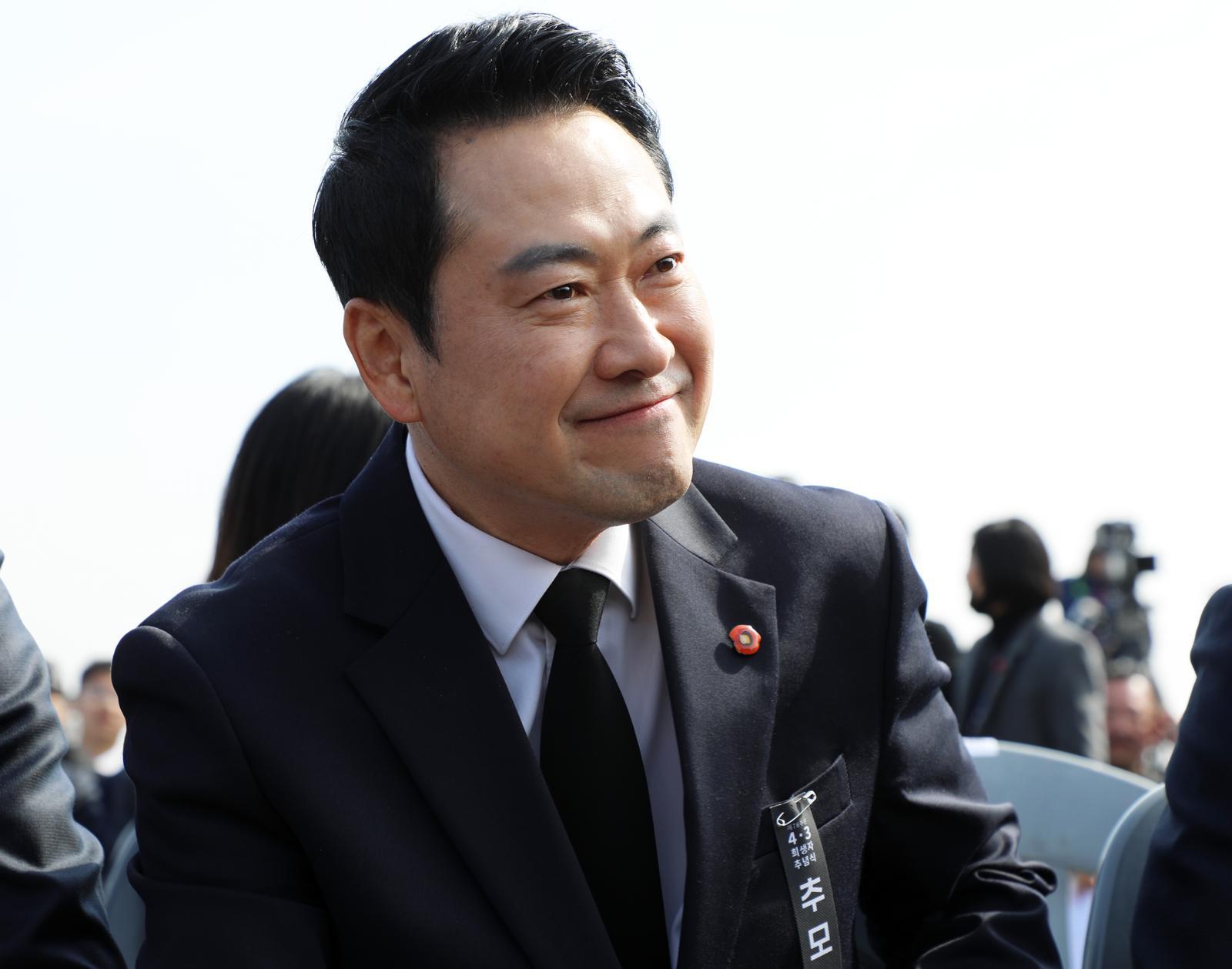 장동혁 국민의힘 대표가 3일 오전 제주4·3평화공원에서 열린 제78주년 4·3 희생자 추념식에 참석했다. 2026.4.3/뉴스1