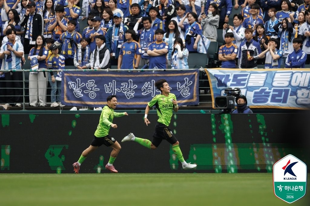 선제골을 넣은 조위제(한국프로축구연맹 제공)