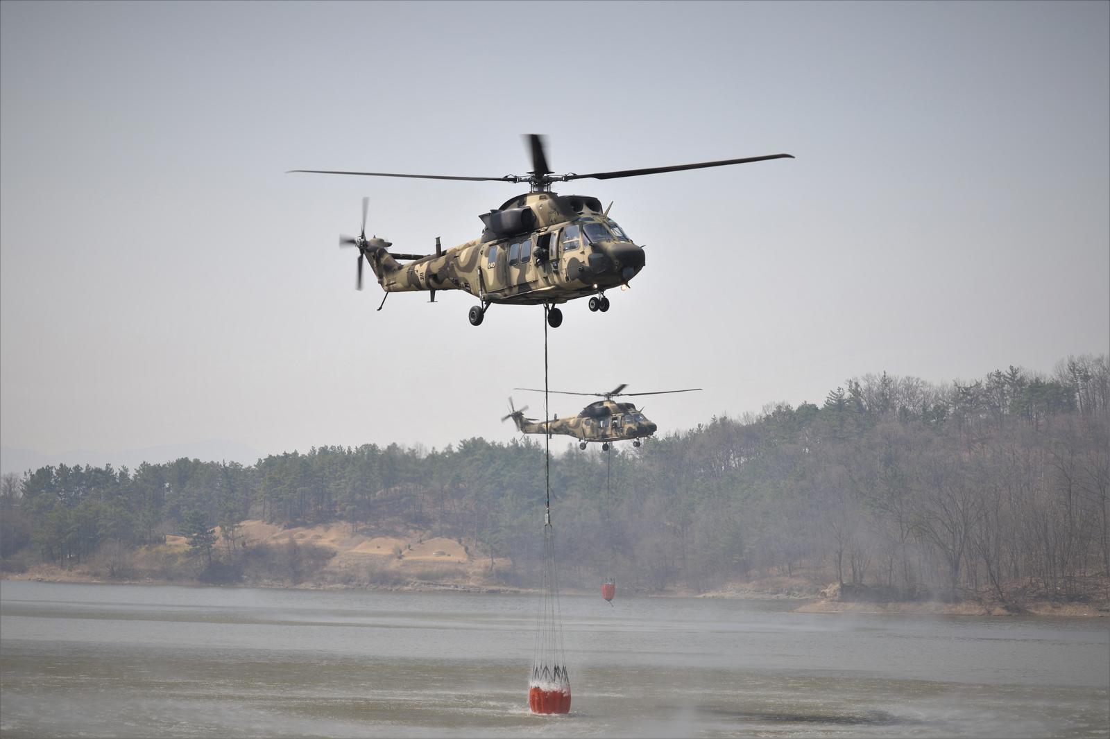 산불진화 軍헬기, 유엔사 승인없이 DMZ 진입