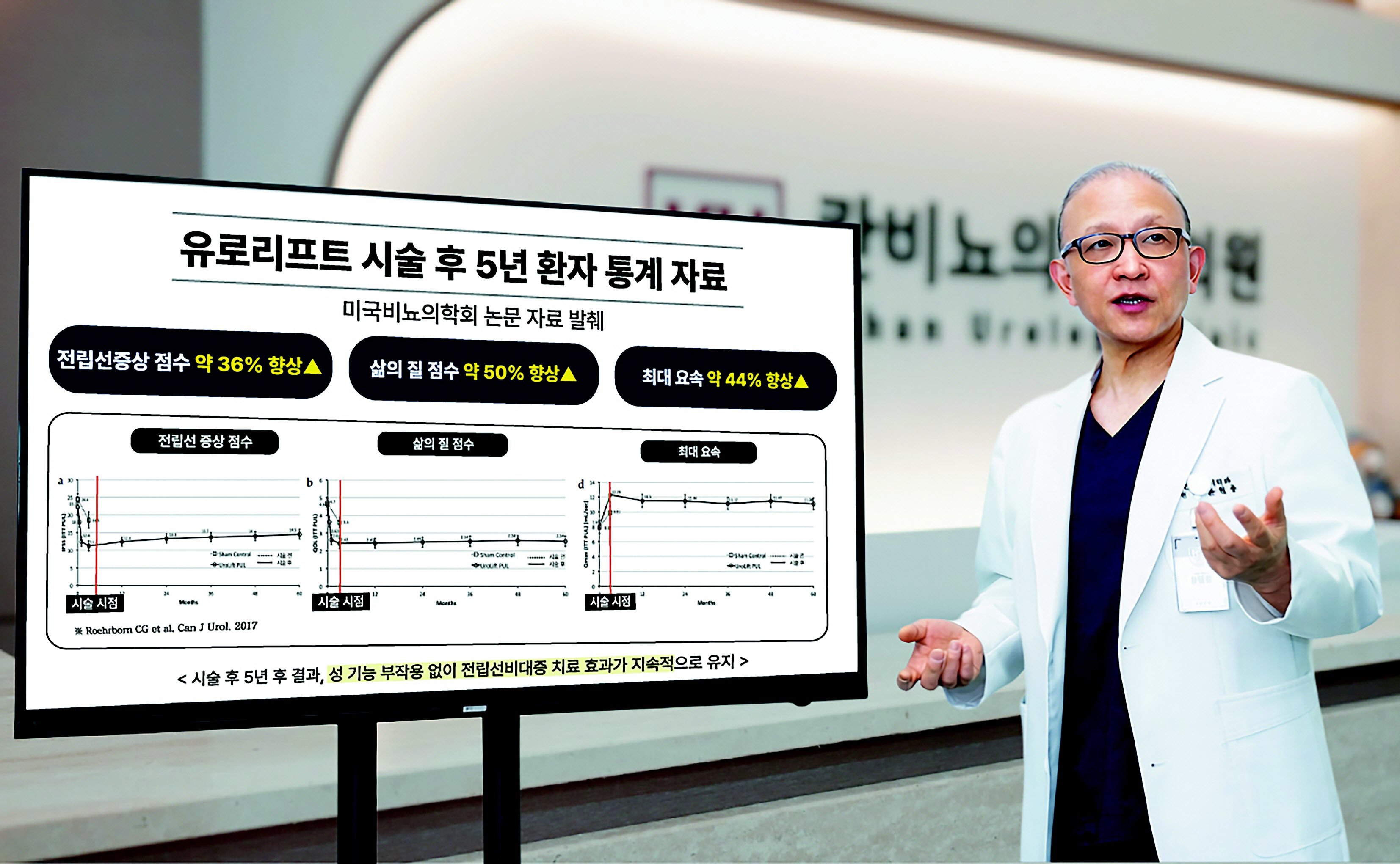 전립선 명의로 불리는 윤철용 칸비뇨의학과 대표원장은 “전립선비대증 치료는 환자 상태에 맞는 치료 설계와 시술자의 경험이 결과를 좌우한다”고 강조했다. 칸비뇨의학과 제공