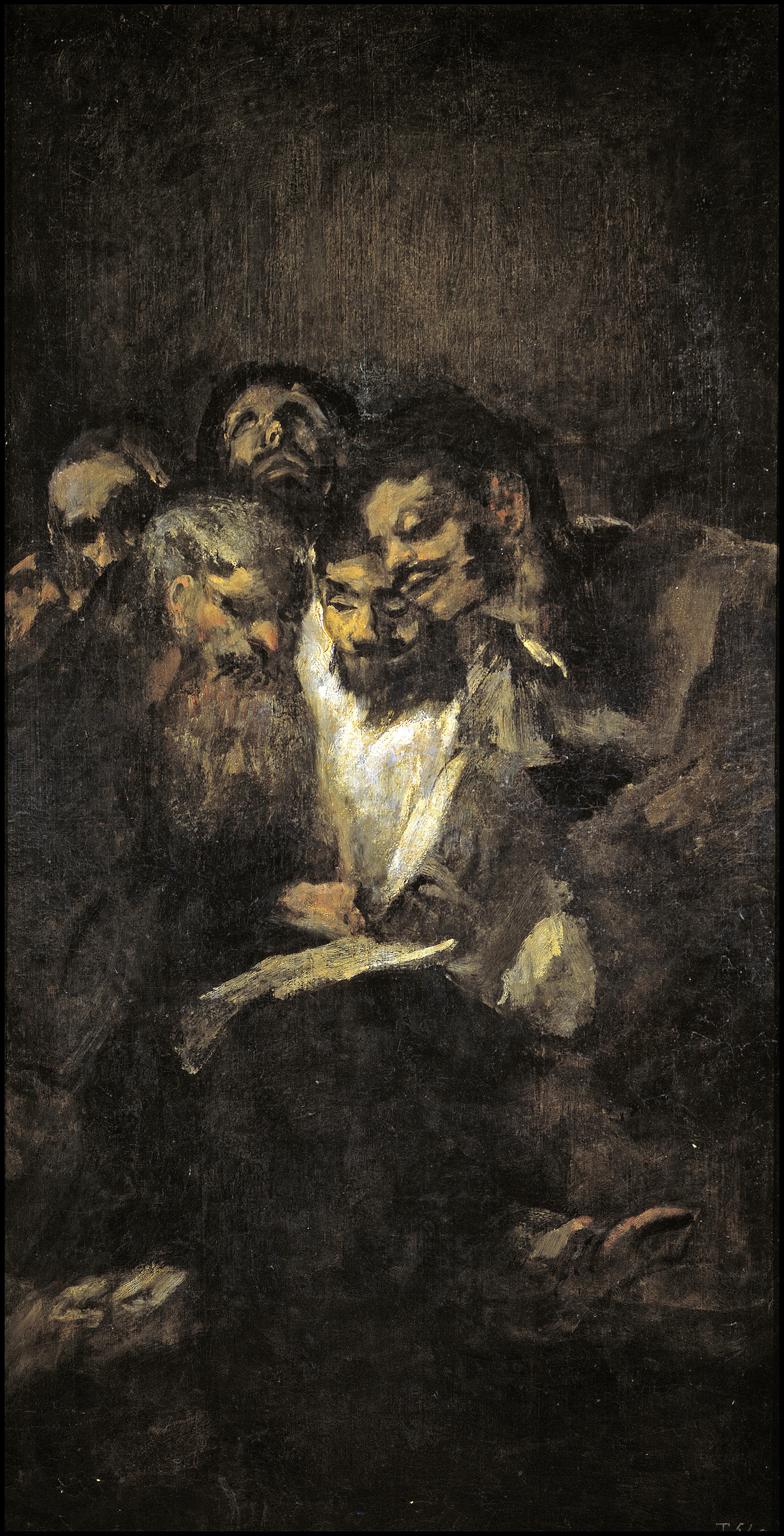 프란시스코 고야의 ‘독서하는 남자들’(1820∼1823년). ⓒMuseo Nacional del Prado