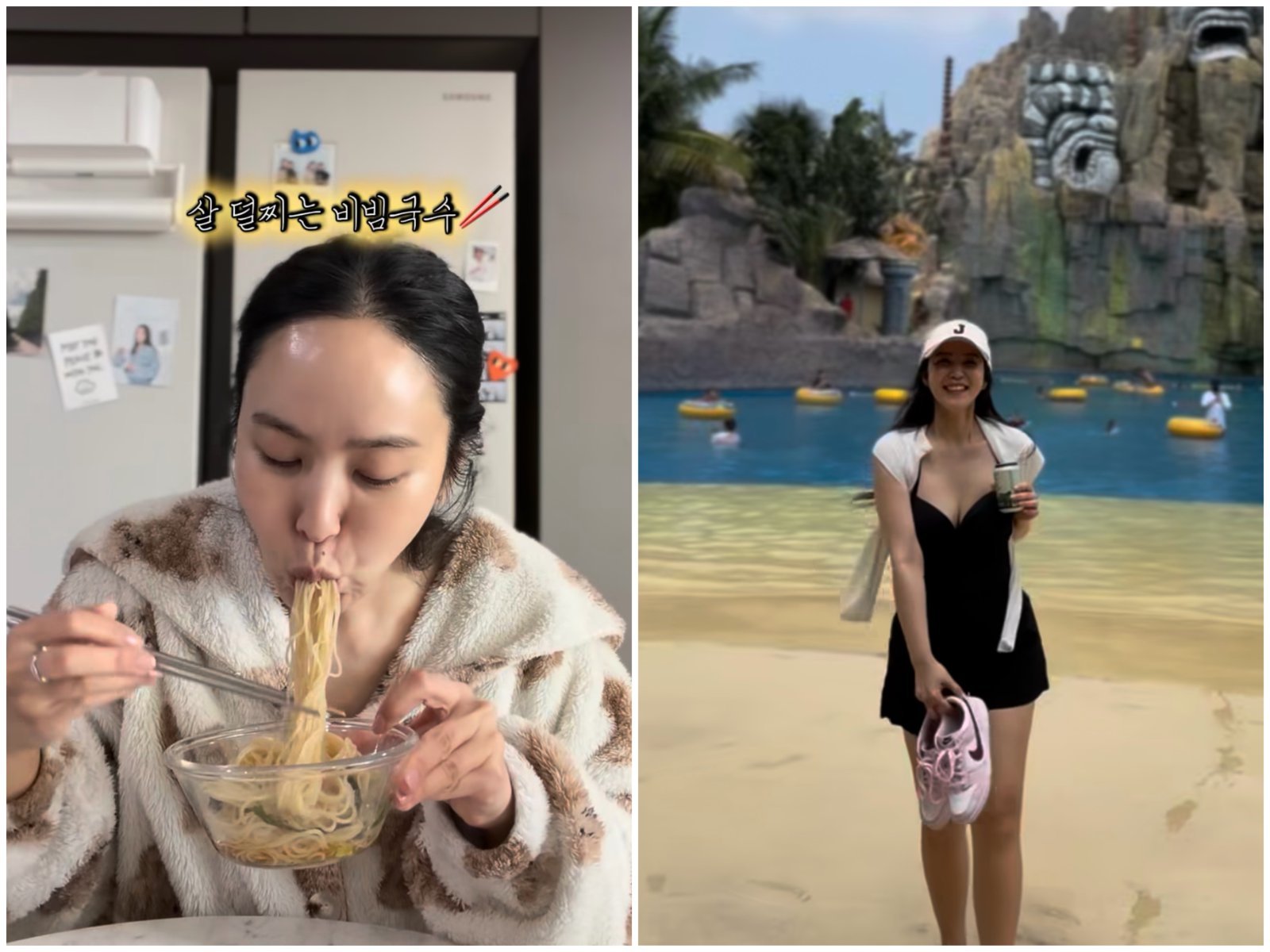 ‘8kg 감량’ 박지윤 다이어트 식단…‘살 덜 찌는 국수’ 맛은?