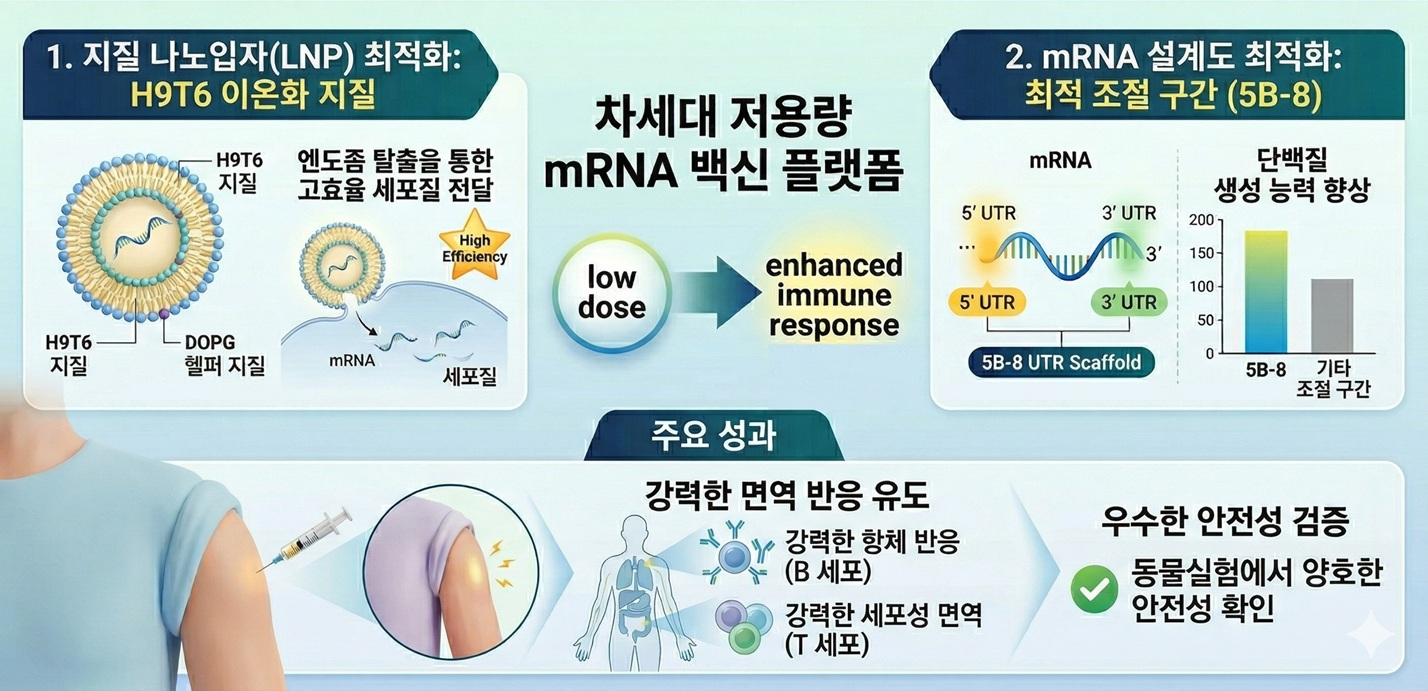 “적게 맞아도 더 강하다” 생명연, 고효율 백신 플랫폼개발