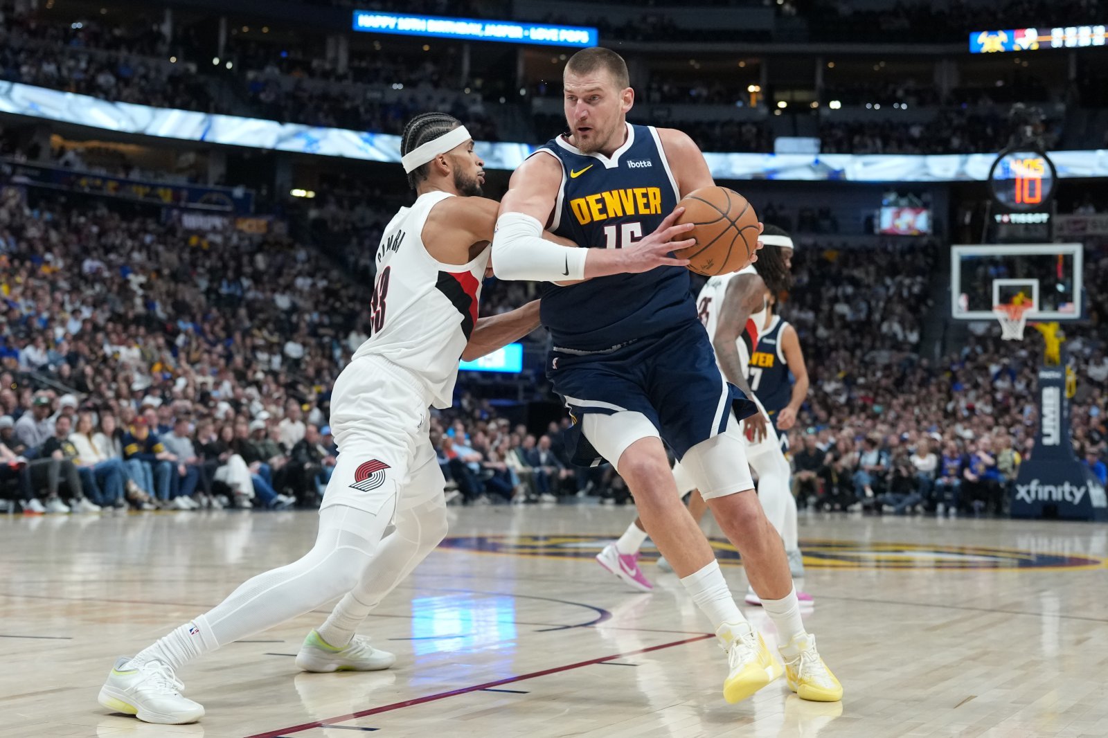 NBA 덴버, 연장 끝에 포틀랜드 꺾고 9연승…요키치 33번째 트리플더블