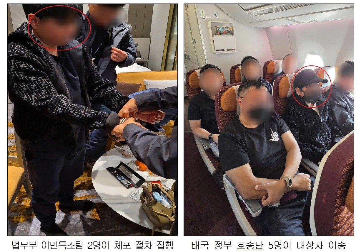 국제 마약조직 총책, 서울서 검거 및 추방