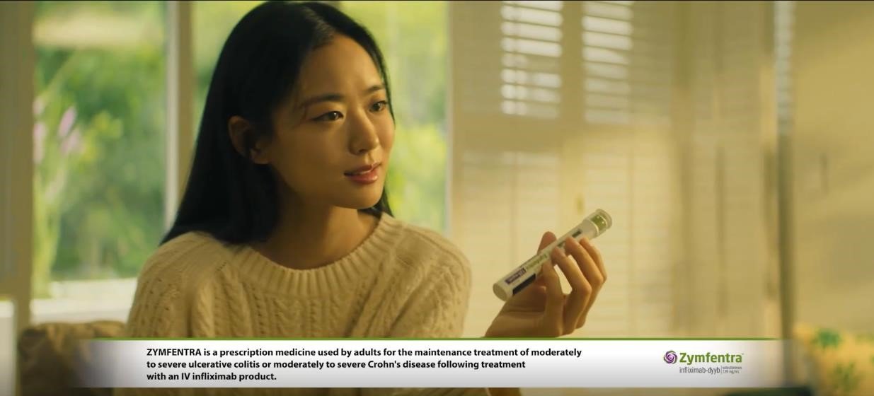 셀트리온 짐펜트라 미국 현지 미디어 광고 이미지. 셀트리온 제공