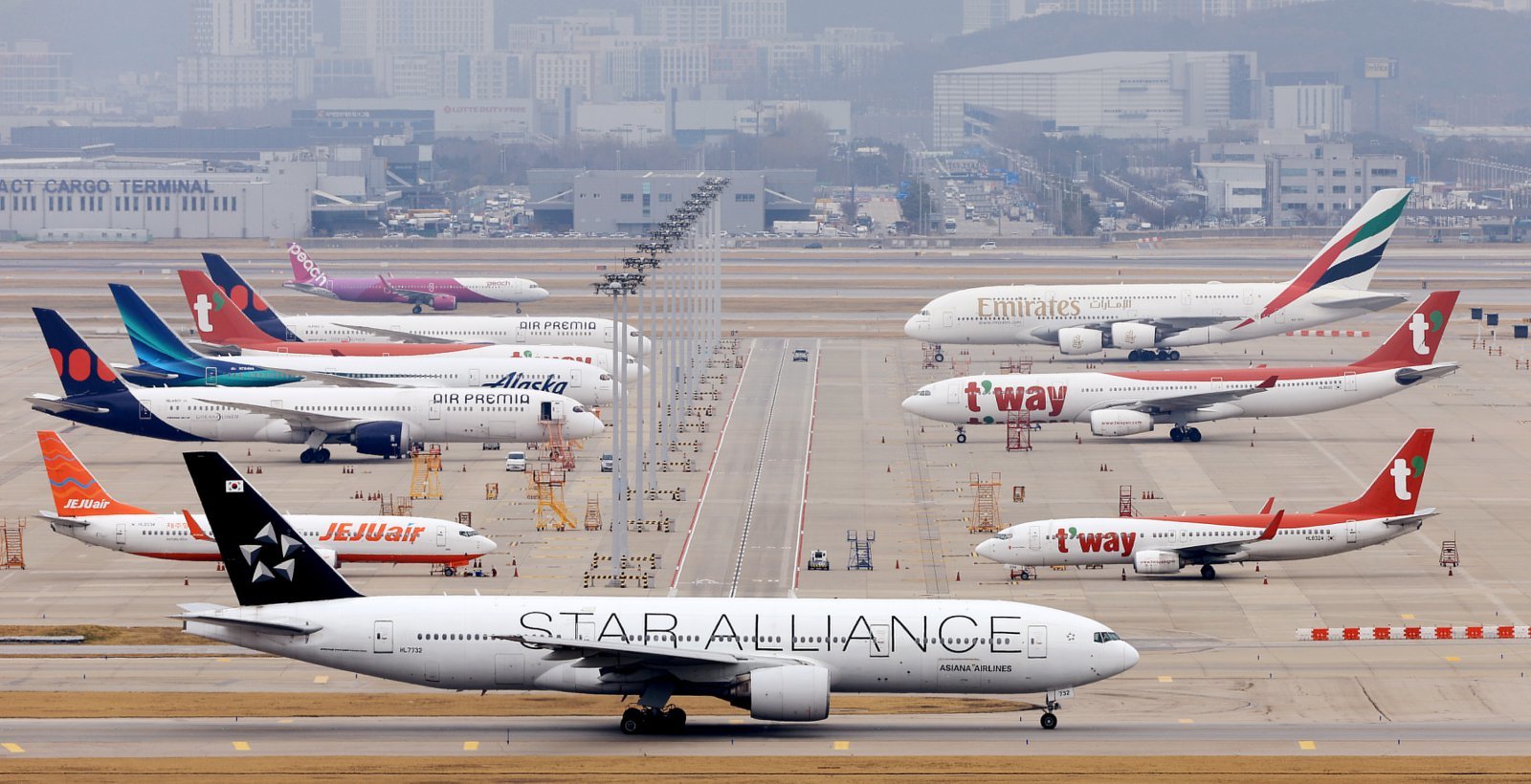 인천국제공항 계류장의 모습. 2026.4.1 ⓒ 뉴스1