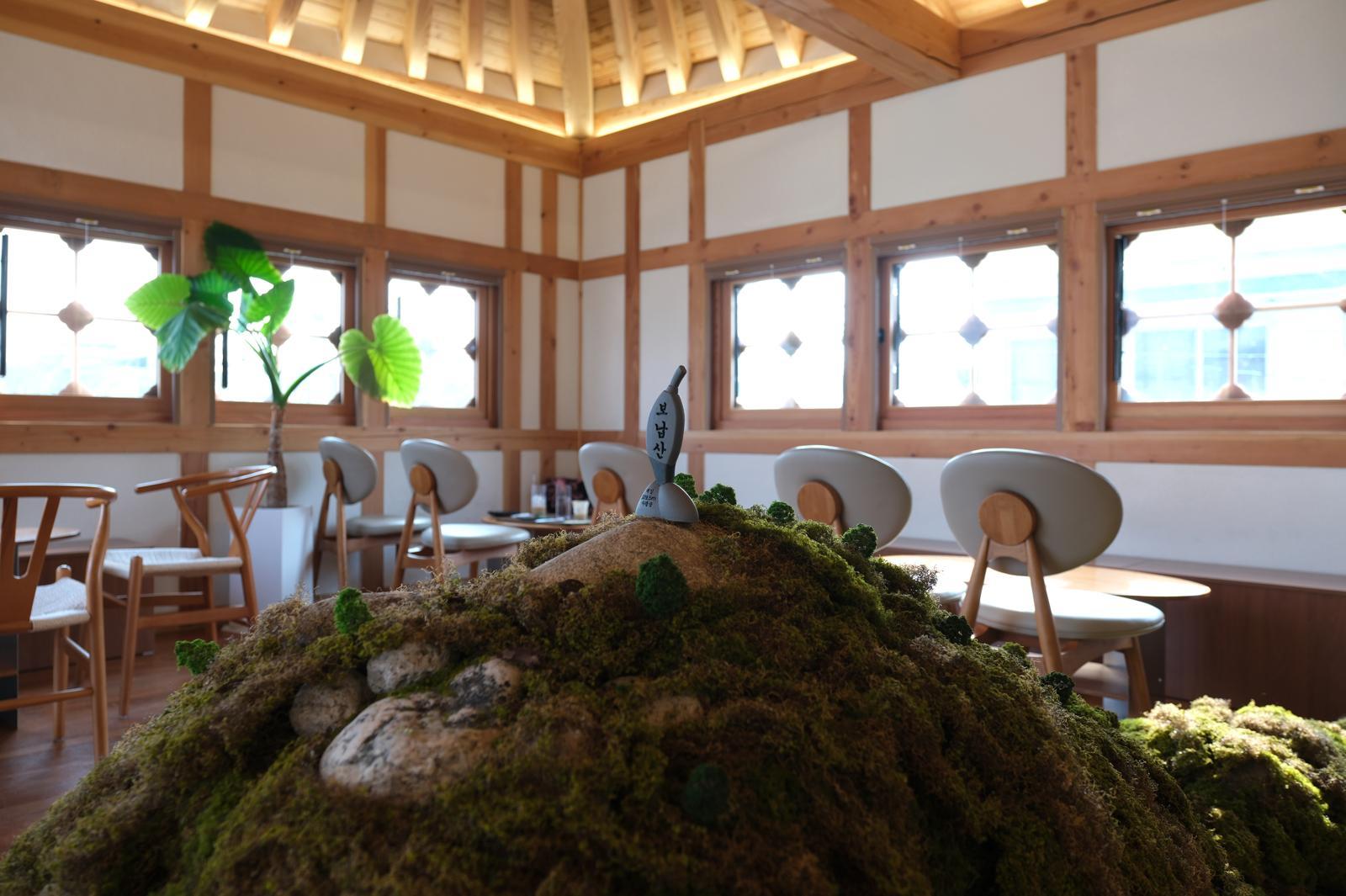 경기관광공사가 가족, 친구와 함께 차로 1, 2시간이면 갈 수 있는 경기도의 새로운 매력을 느낄 수 있는 봄 명소를 추천했다. 사진은 보납산과 북한강을 품은 한옥 감성 카페 가평 보납정. 경기관광공사 제공