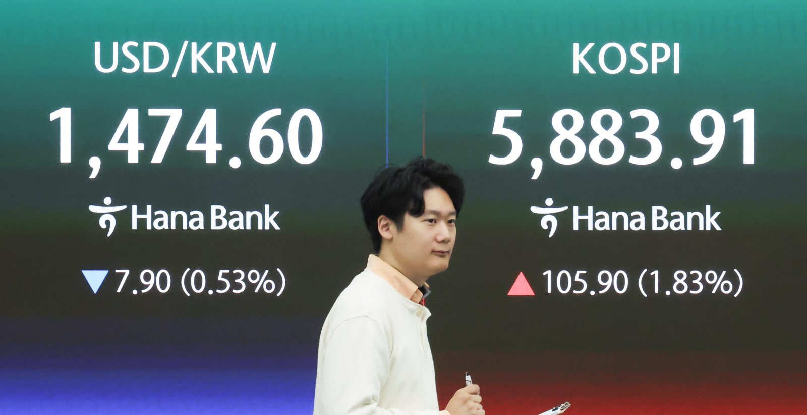 美-이란 휴전협상 안도감…코스피 1%대 강세 출발