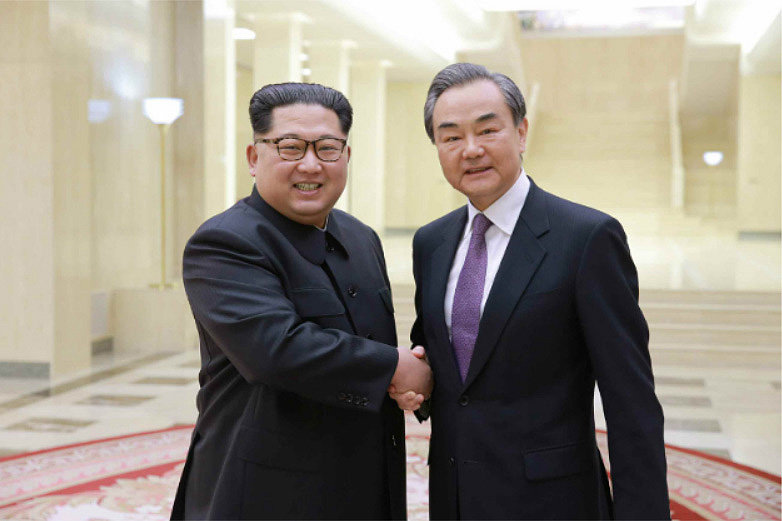 [속보]北김정은, 中왕이에 “中과 고위급 교류·전략 소통 강화”