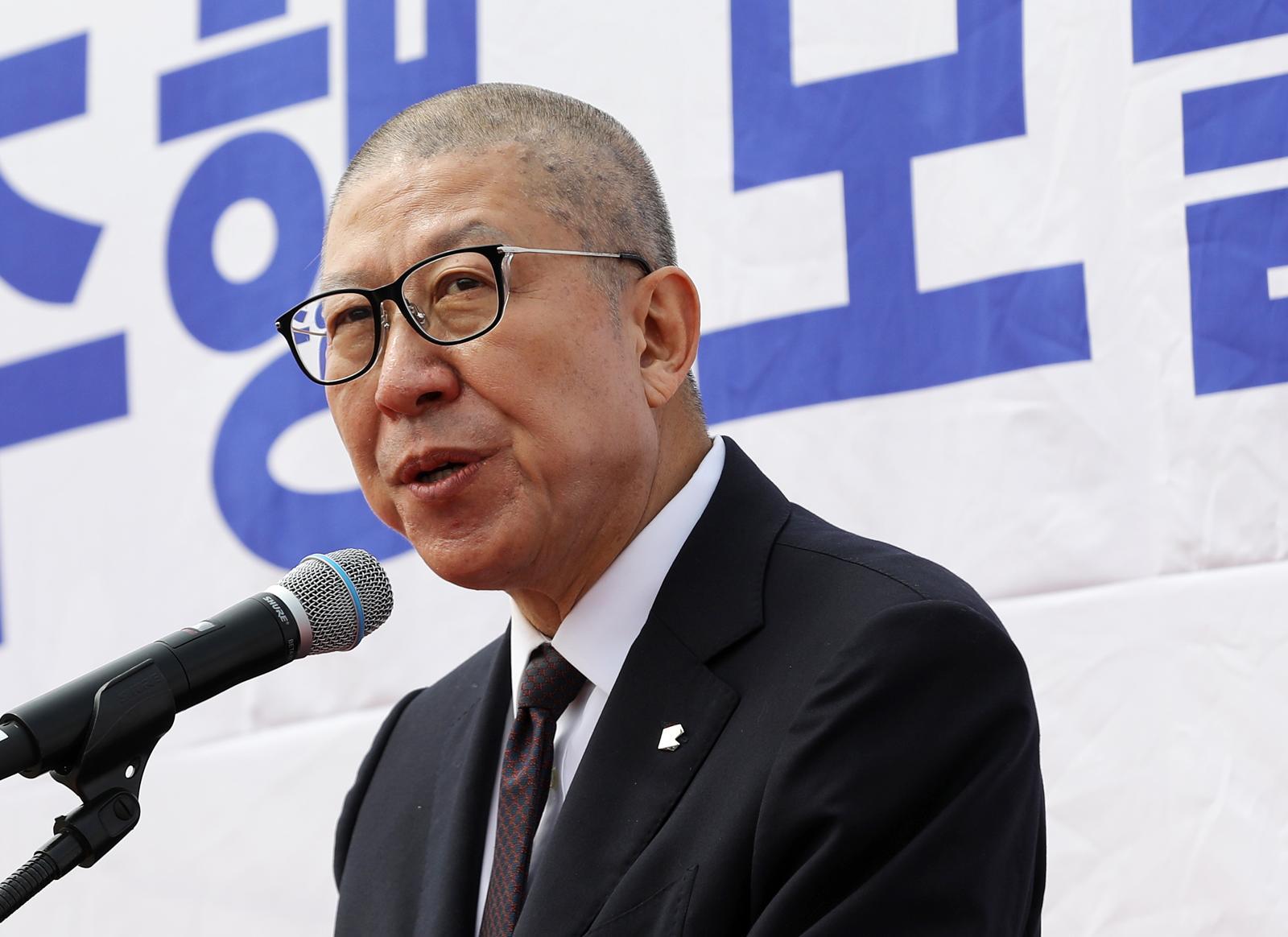 박형준 부산시장이 지난 3월 30일 부산 강서구 에코델타시티 스마트시티랩에서 열린 자율주행 모빌리티 서비스 오픈식에서 축사를 하고 있다. 2026.3.30 ⓒ 뉴스1