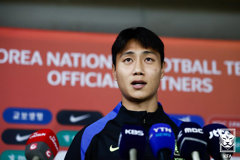 대한민국 축구 국가대표팀의 백승호. 대한축구협회 제공