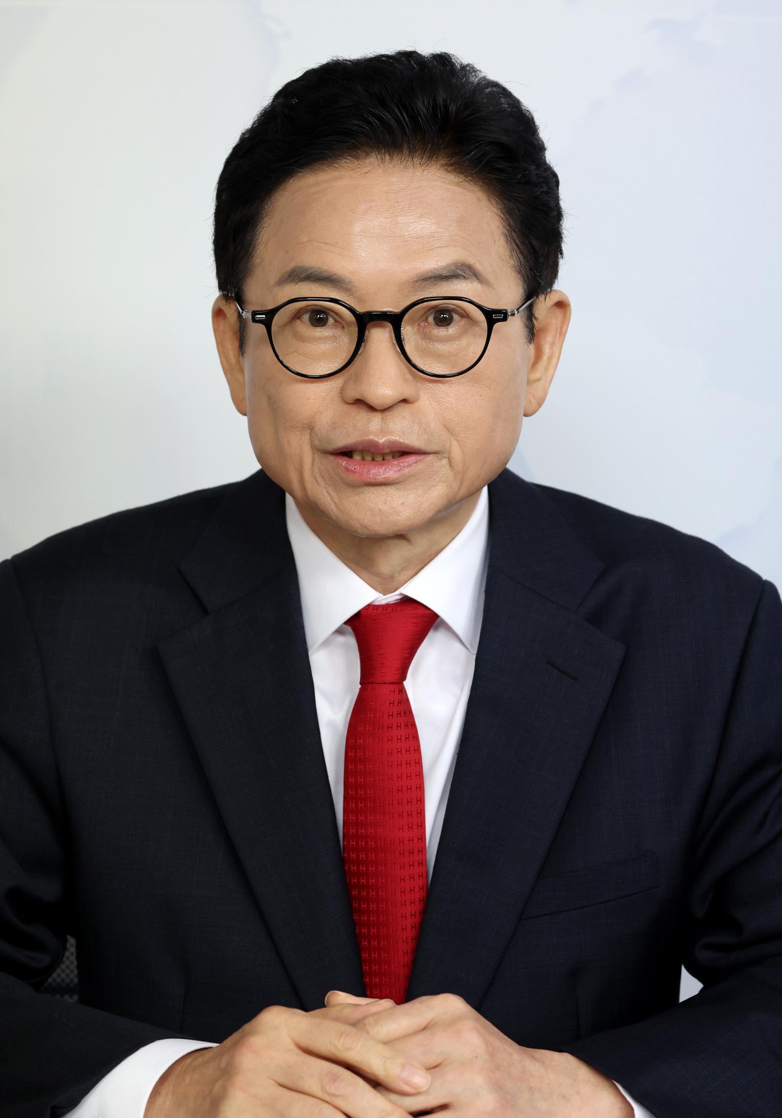 이철우 국민의힘 경북도지사 후보가 2일 대구 매일신문사 스튜디오에서 열린 ‘제9회 전국동시지방선거 국민의힘 경상북도지사 경선비전 토론회’에서 발언하고 있다. 2026.04.02 [대구=뉴시스]