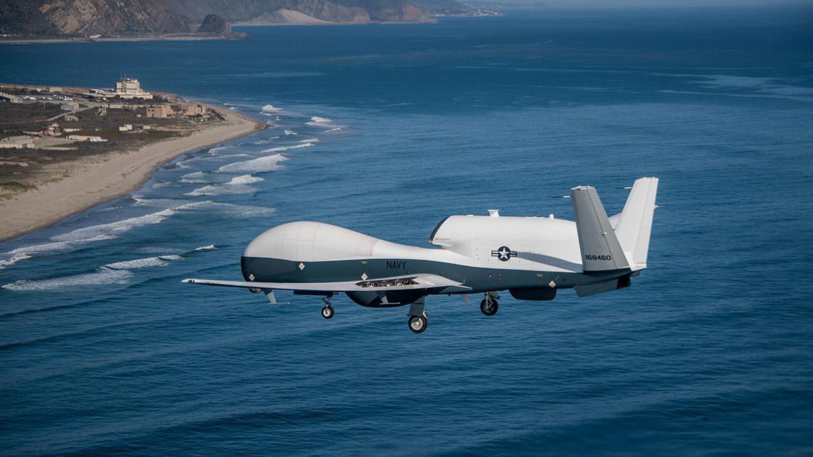 미 해군이 보유한 최신 고고도 무인 정찰기 ‘트리톤(MQ-4C)’의 모습.
사진 출처 미국 해군 항공시스템 사령부(NAVAIR) 홈페이지
