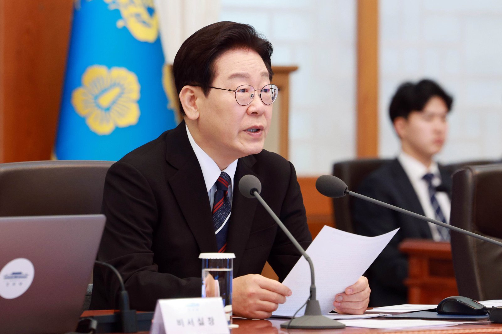이재명 대통령이 16일 청와대에서 열린 수석보좌관회의에서 발언하고 있다. 2026.04.16 [서울=뉴시스]