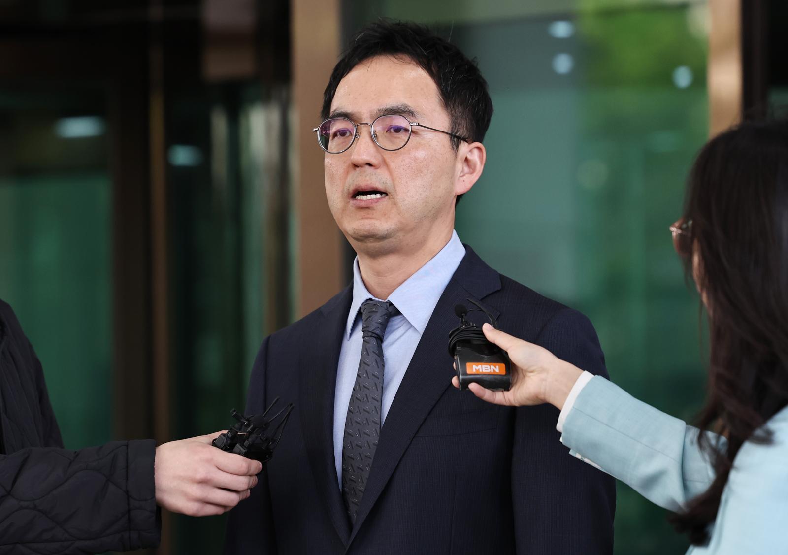 구자현 검찰총장 직무대행이 17일 오후 서울 서초구 대검찰청에서 대장동·대북송금 의혹 사건을 둘러싼 정치권의 국정조사와 관련해 입장을 밝히고 있다. 2026.4.17/뉴스1