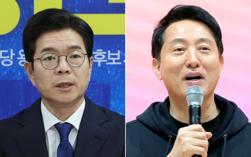 [속보]국힘 서울시장 후보에 오세훈…與정원오와 대결