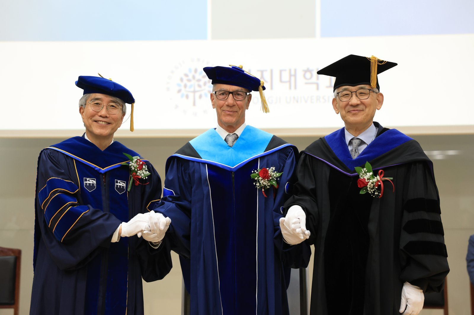 명지대, 레온즈 에더 FISU 회장 ‘명예 교육학 박사’ 학위 수여