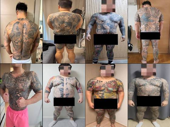 진성파 조직폭력단 합숙소 모습