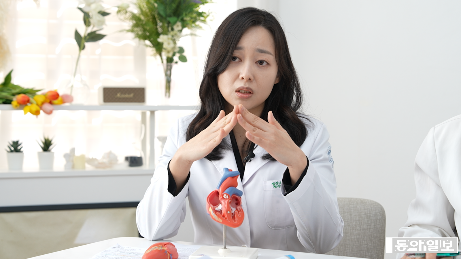 부천세종병원 심장내과 정지현 과장이 심장질환 중 하나인 승포판막 역류증 시술법에 대해 설명하고 있다. 
이진한 의학전문기자·의사 
likeday@donga.com