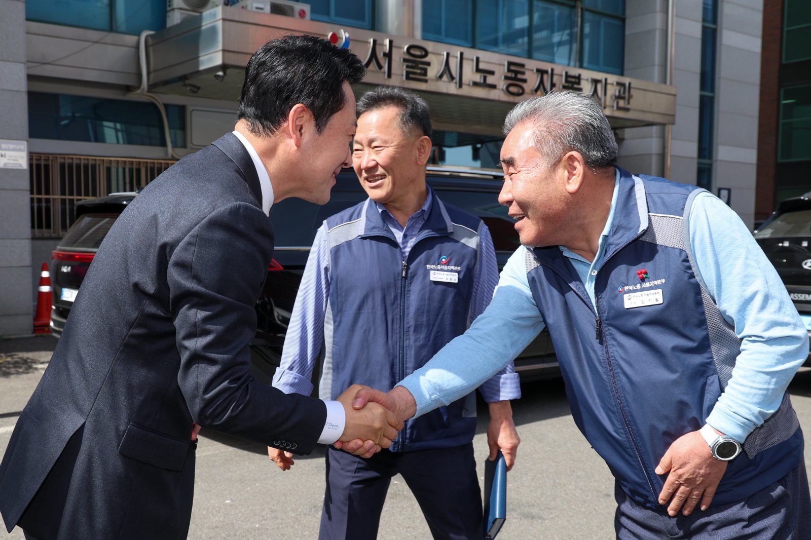 장동혁, 한노총 찾아 “노동계와 거리 인정…손잡고 함께 걸을 것”