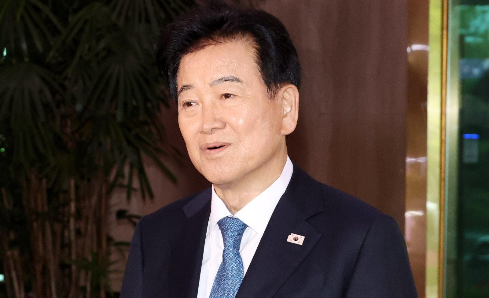 정동영 통일부 장관이 20일 오후 서울 종로구 정부서울청사에서 ‘북한 구성시 핵시설’ 발언과 관련해 입장을 밝히고 있다. 2026.04.20.서울=뉴시스