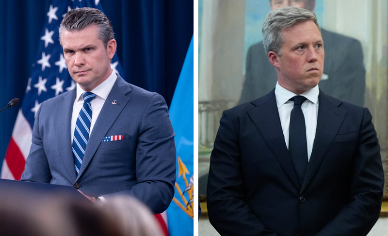 헤그세스(왼쪽 사진), 드리스컬(오른쪽 사진)