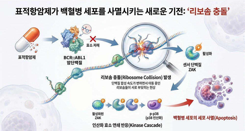 백혈병 항암제 이중 역할 규명 연구 이미지(AI 생성·KAIST 제공) /뉴스1
